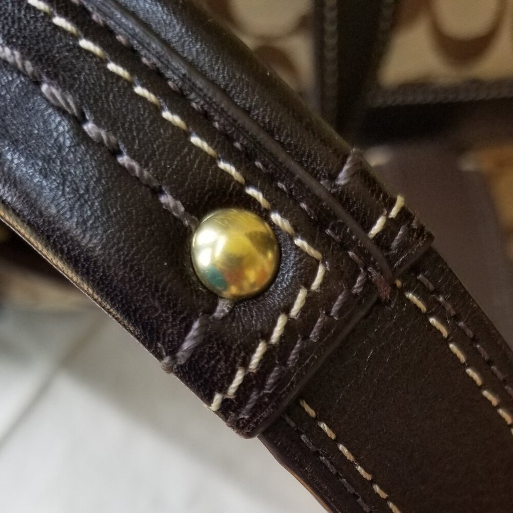 Coach Signature "Hampton" Weekender - Picture 10 of 16